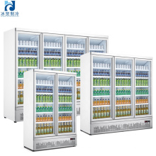 Commercial beverage cabinet vertical refrigerated display single door, double door, three door supermarket display cab